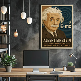 Albert Einstein Developer Of The Poster