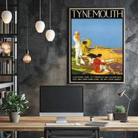 Tynemouth Illustrated Guide Poster