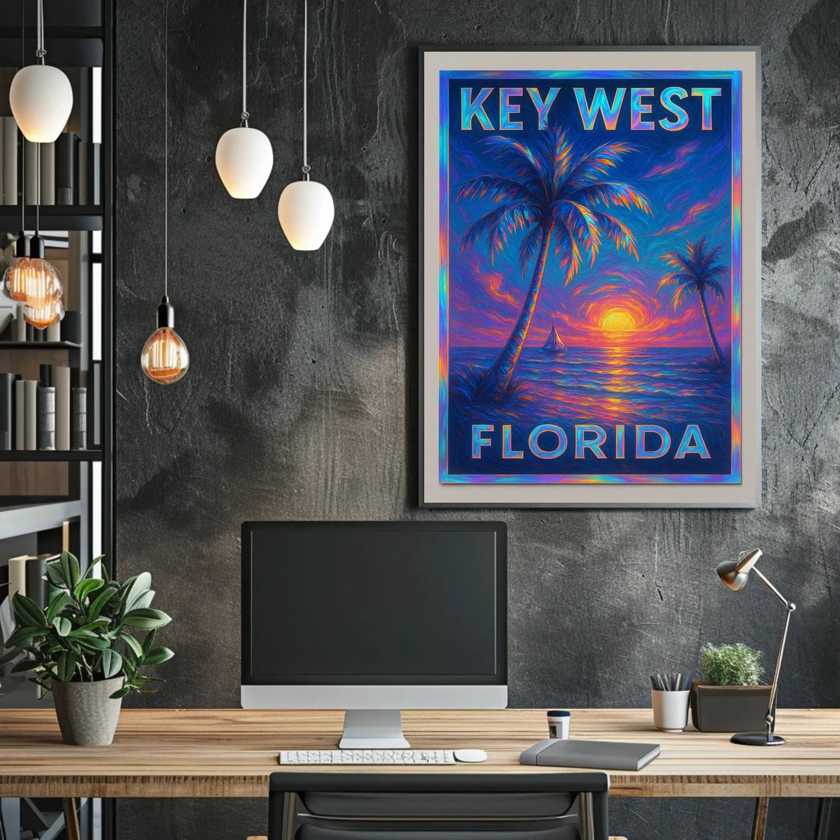 Key West Sunset Poster