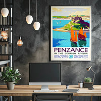 Penzance In The Cornish Riviera Poster