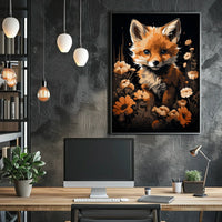 Enchanted Fox in Bloom