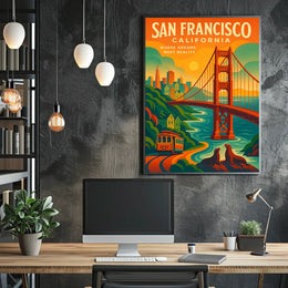 San Francisco Where Dreams Meet Poster