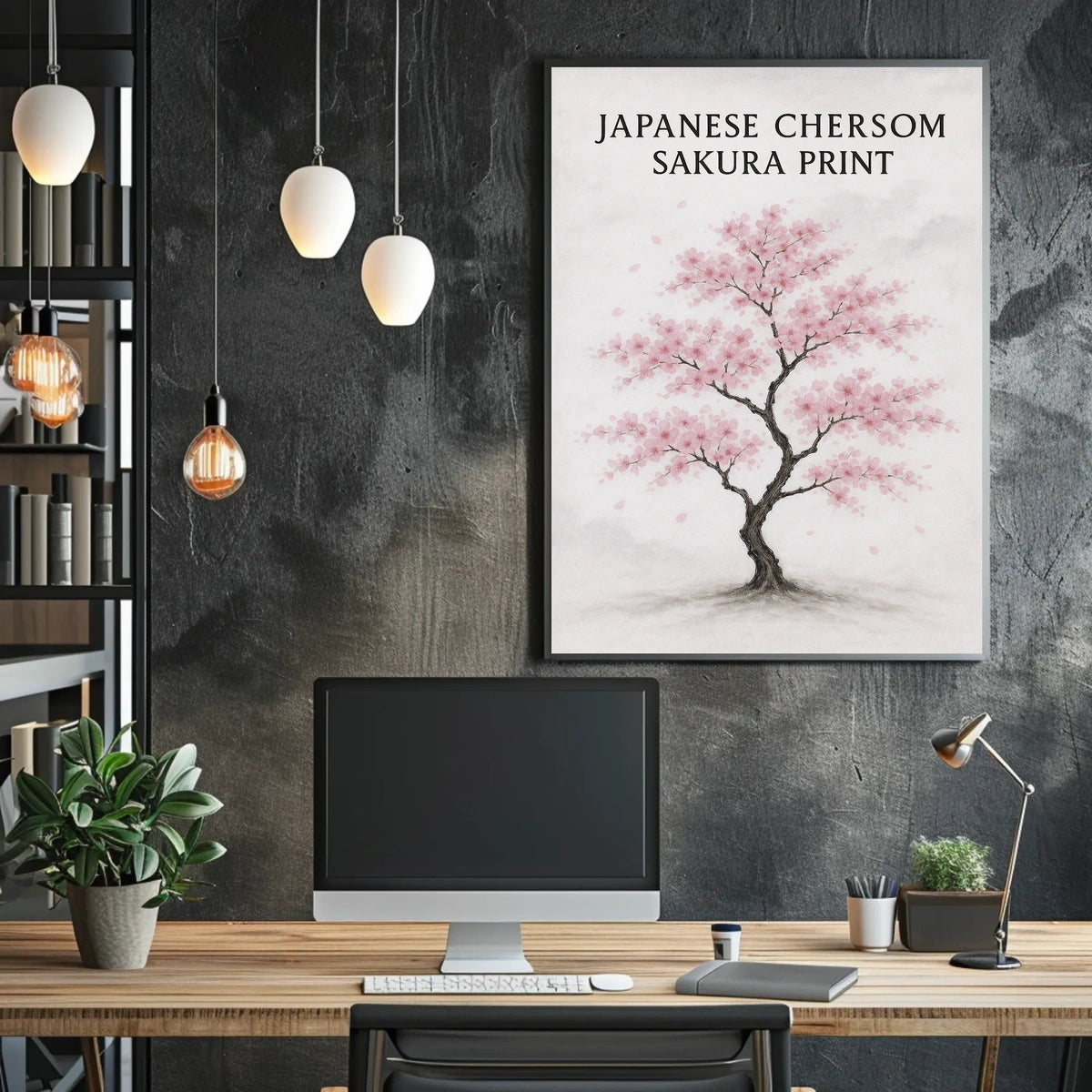Japanese Sakura Print Poster
