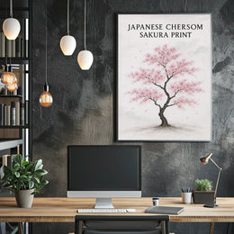 Japanese Sakura Print Poster