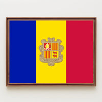 Andorra Flag Poster