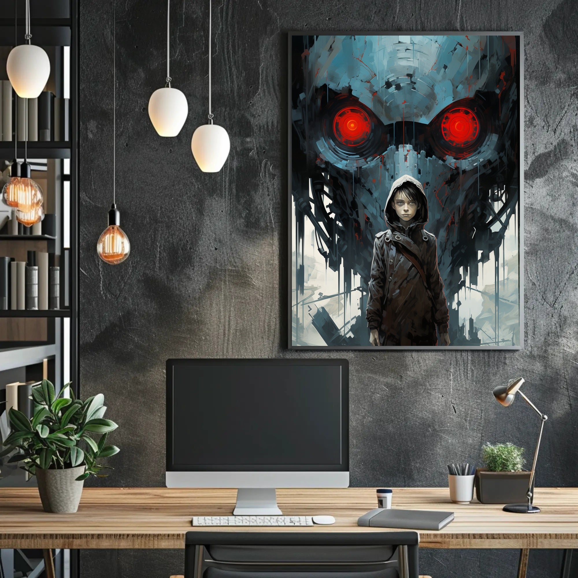 The Watchful Machine Poster PosterGoat