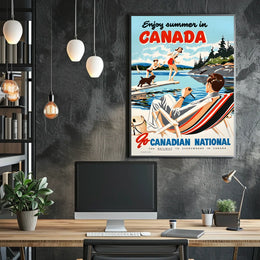 Enjoy Summer In Canada Poster