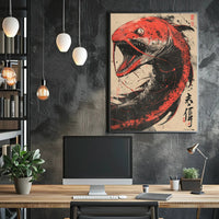 Mystical Chalice Fantasy Poster: Enchanting Fire Display PosterGoat