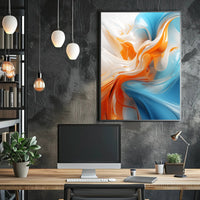 Abstract Fluid Dynamics Abstract Poster PosterGoat