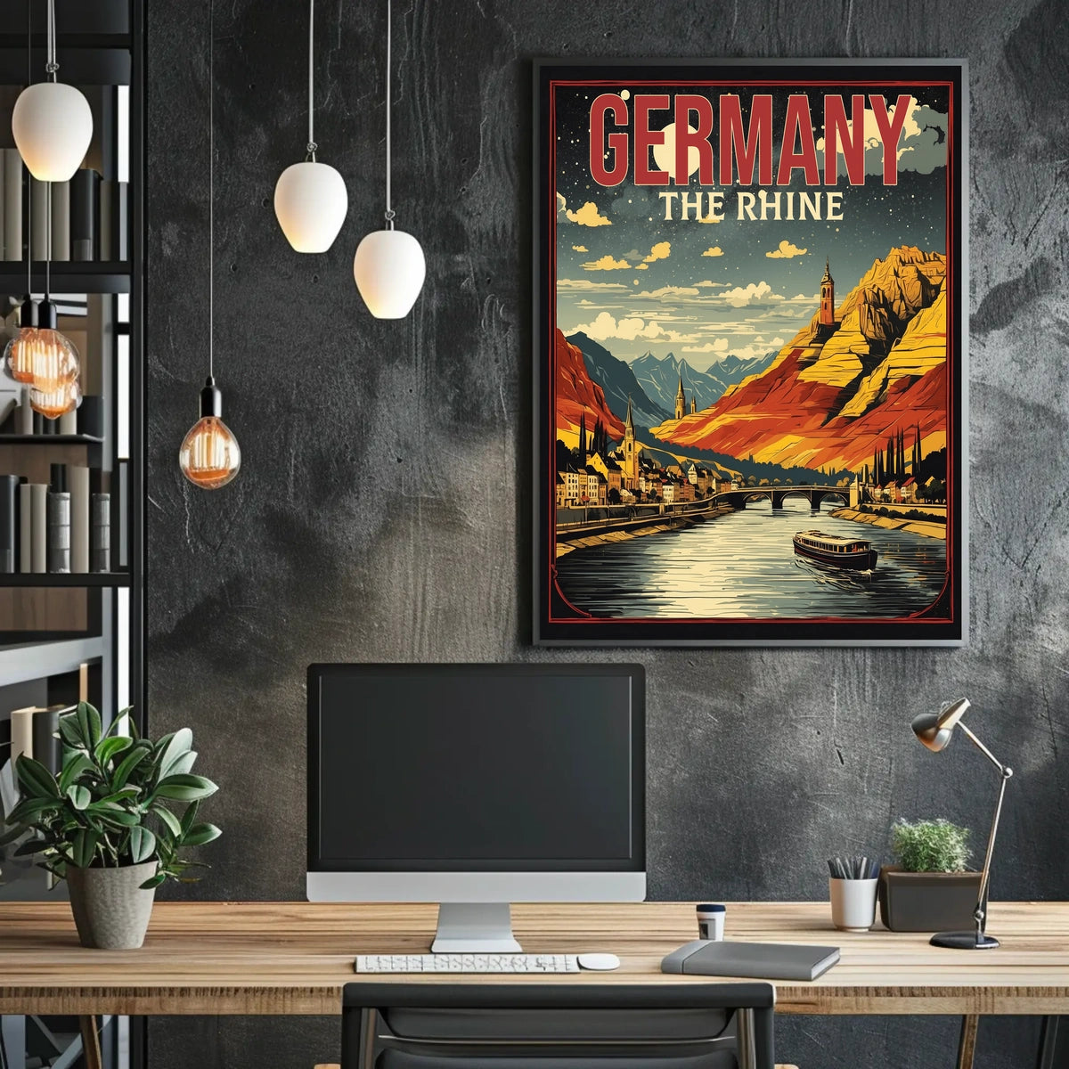 Germany The Rhine Poster
