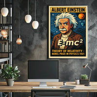 Albert Einstein Theory Of Relativity Poster
