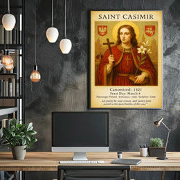 Saint Casimir Poster PosterGoat