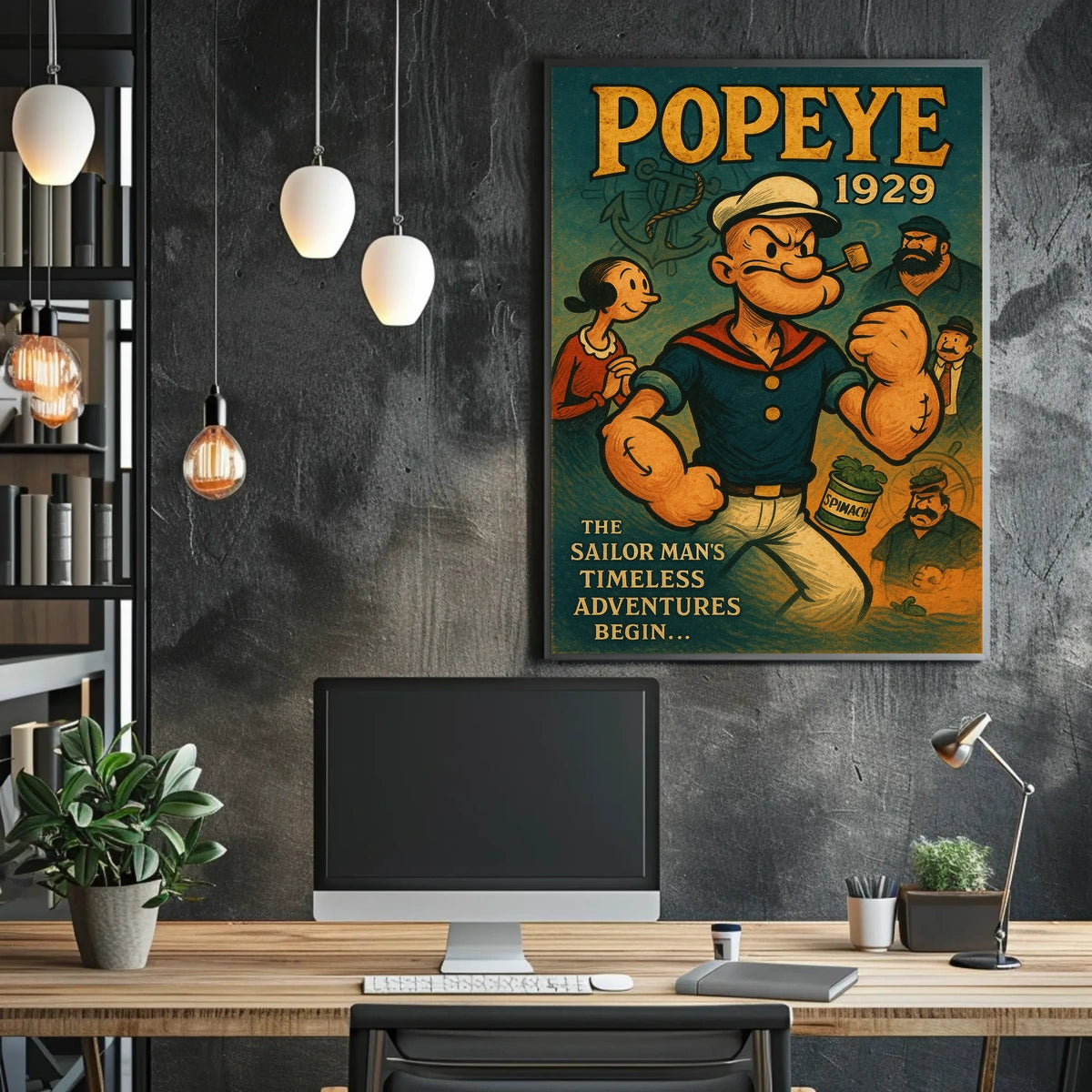 Popeye 1929 Art Poster POP-133