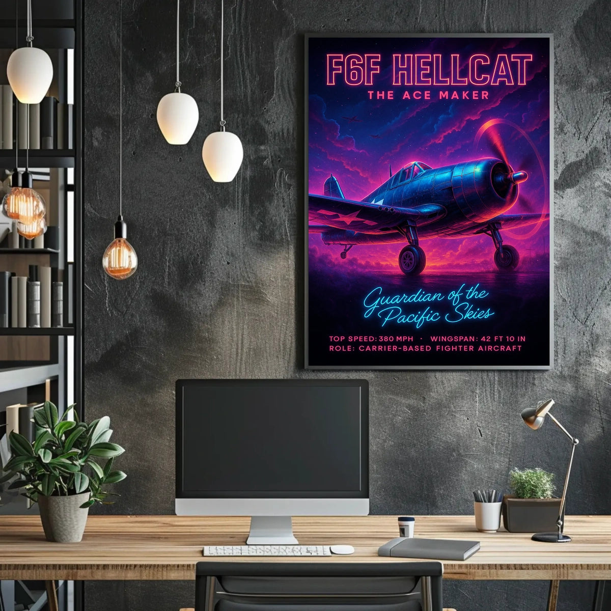 F6F Hellcat The Ace Maker Poster
