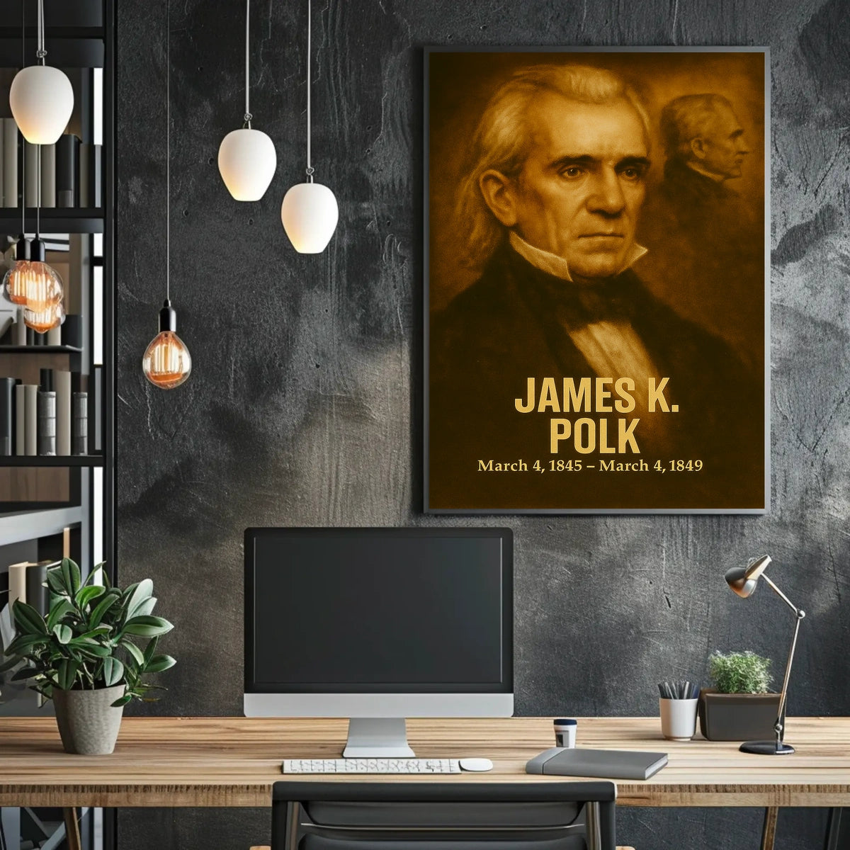 James K. Polk Poster