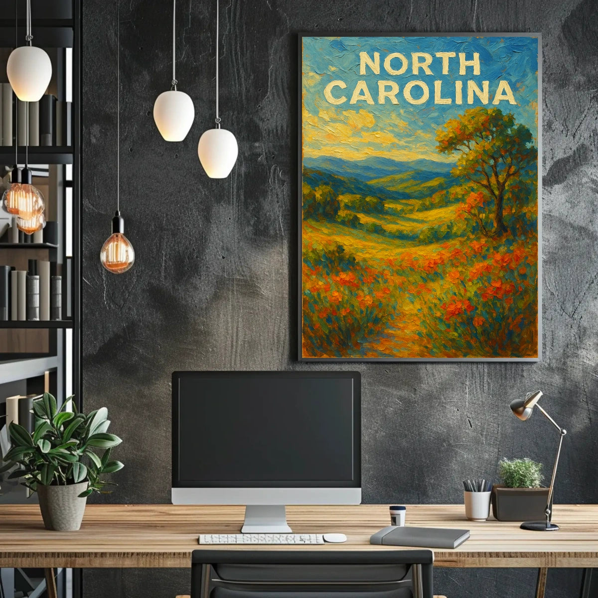 North Carolina Landscape Poster