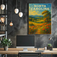 North Carolina Landscape Poster