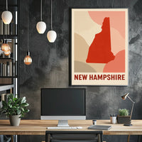 New Hampshire A Modern Tribute Poster