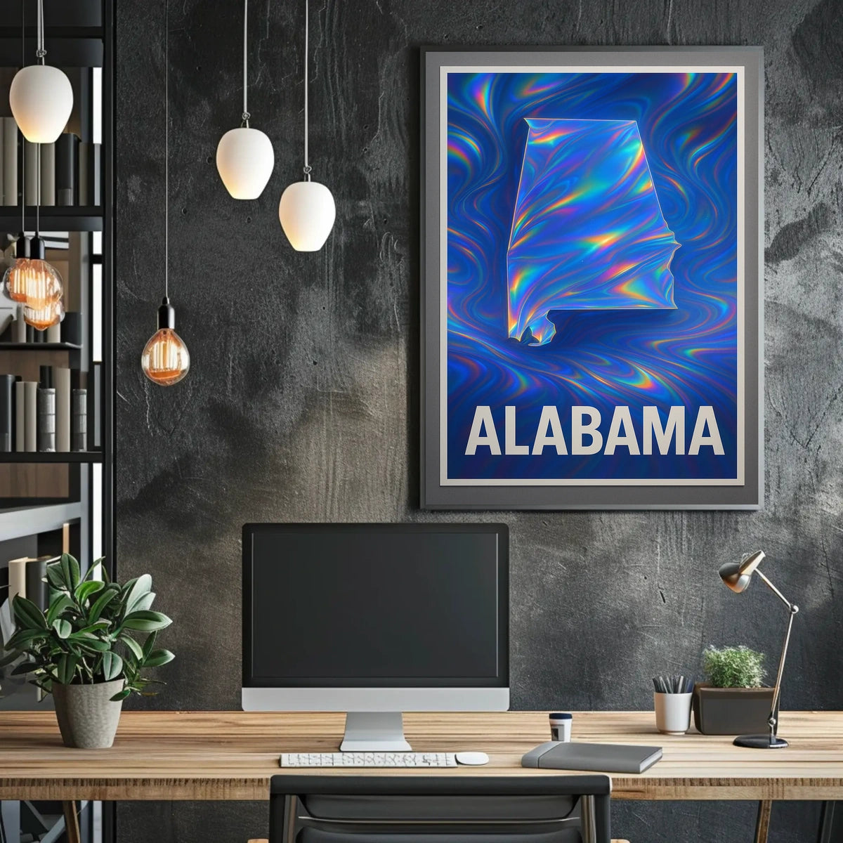 Vibrant Alabama Poster