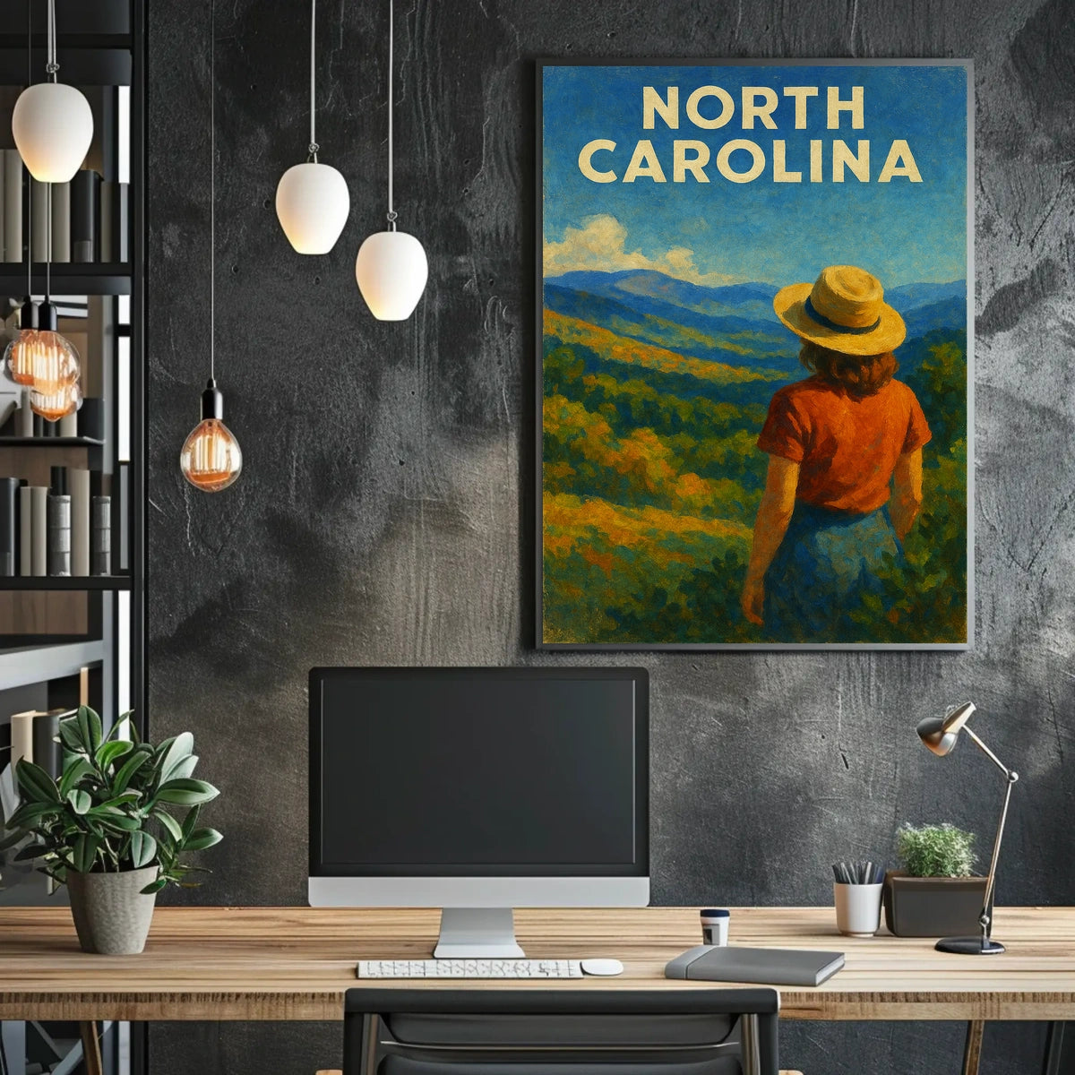 North Carolina Scenic Poster