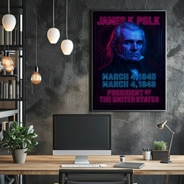 James K. Polk 11th President Poster