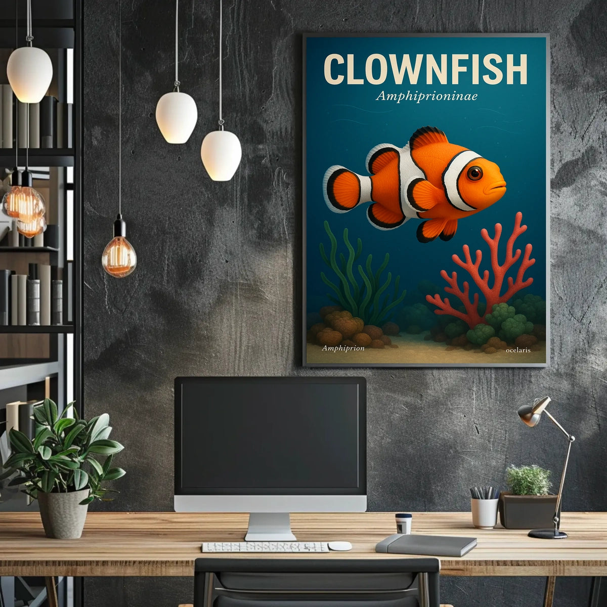 Clownfish Amphiprioninae Poster