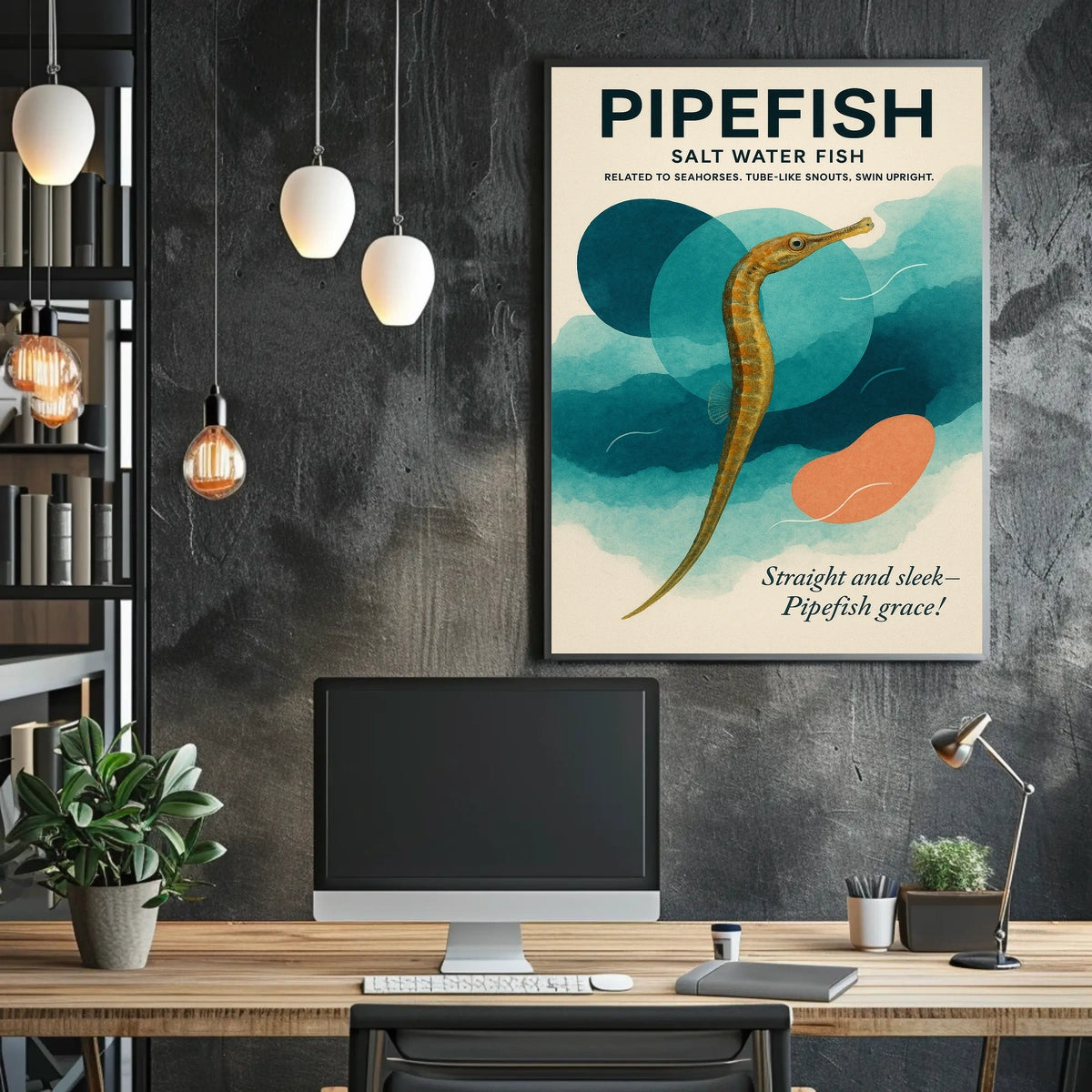 Pipefish Salt Water Elegance Poster