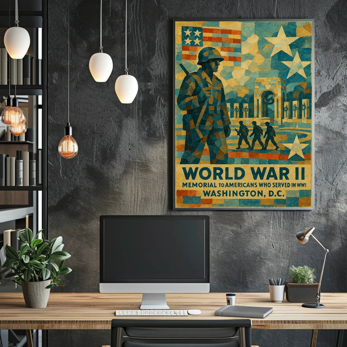 World War Ii Memorial Poster