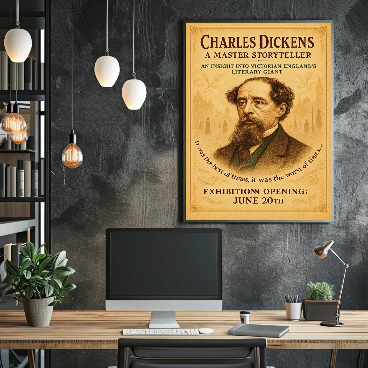 Charles Dickens A Master Storyteller Poster