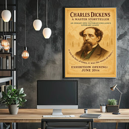 Charles Dickens A Master Storyteller Poster