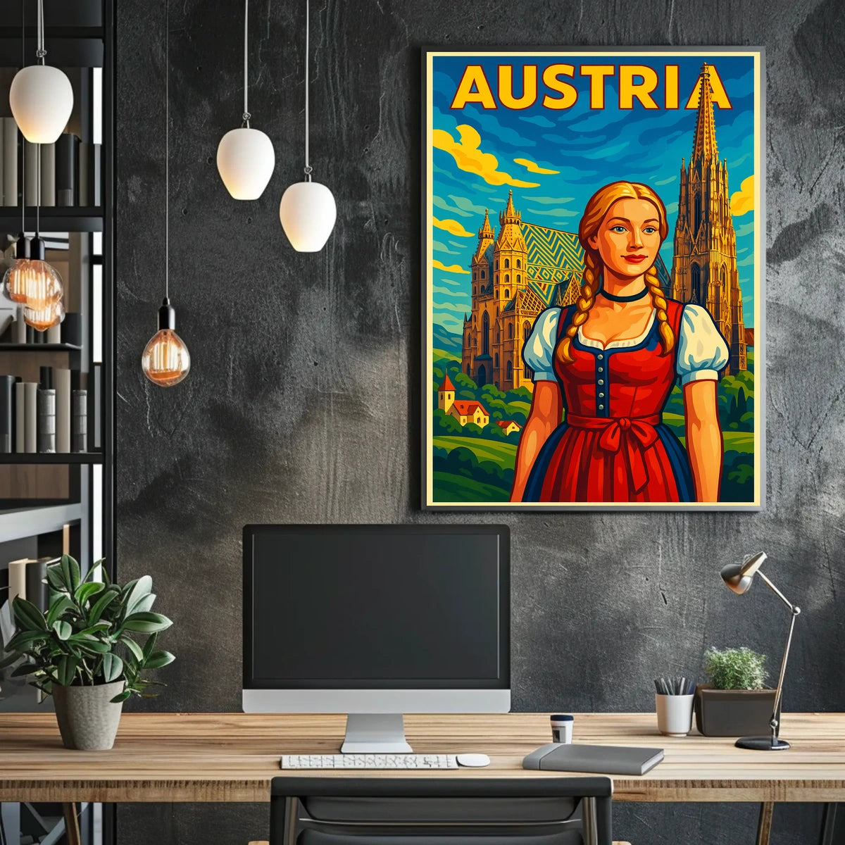 Austria Travel Poster
