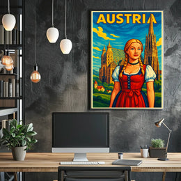 Austria Travel Poster