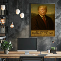 Donald Trump Visionary Republic Cinematic Poster