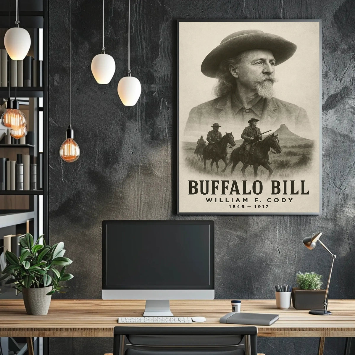 Buffalo Bill Wild West Tribute Cultural or Heritage Poster