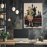 Evolution Of Woman Art Print Poster Vintage Decor