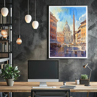 Rome Cityscape Poster PosterGoat