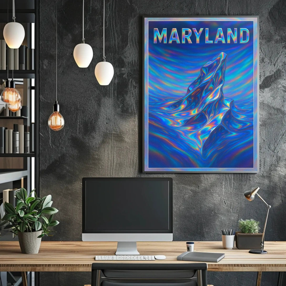 Maryland Vibrant Reflections Poster