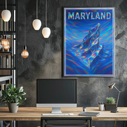 Maryland Vibrant Reflections Poster