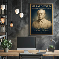 Gerald Ford – President of the United States Poster PosterGoat