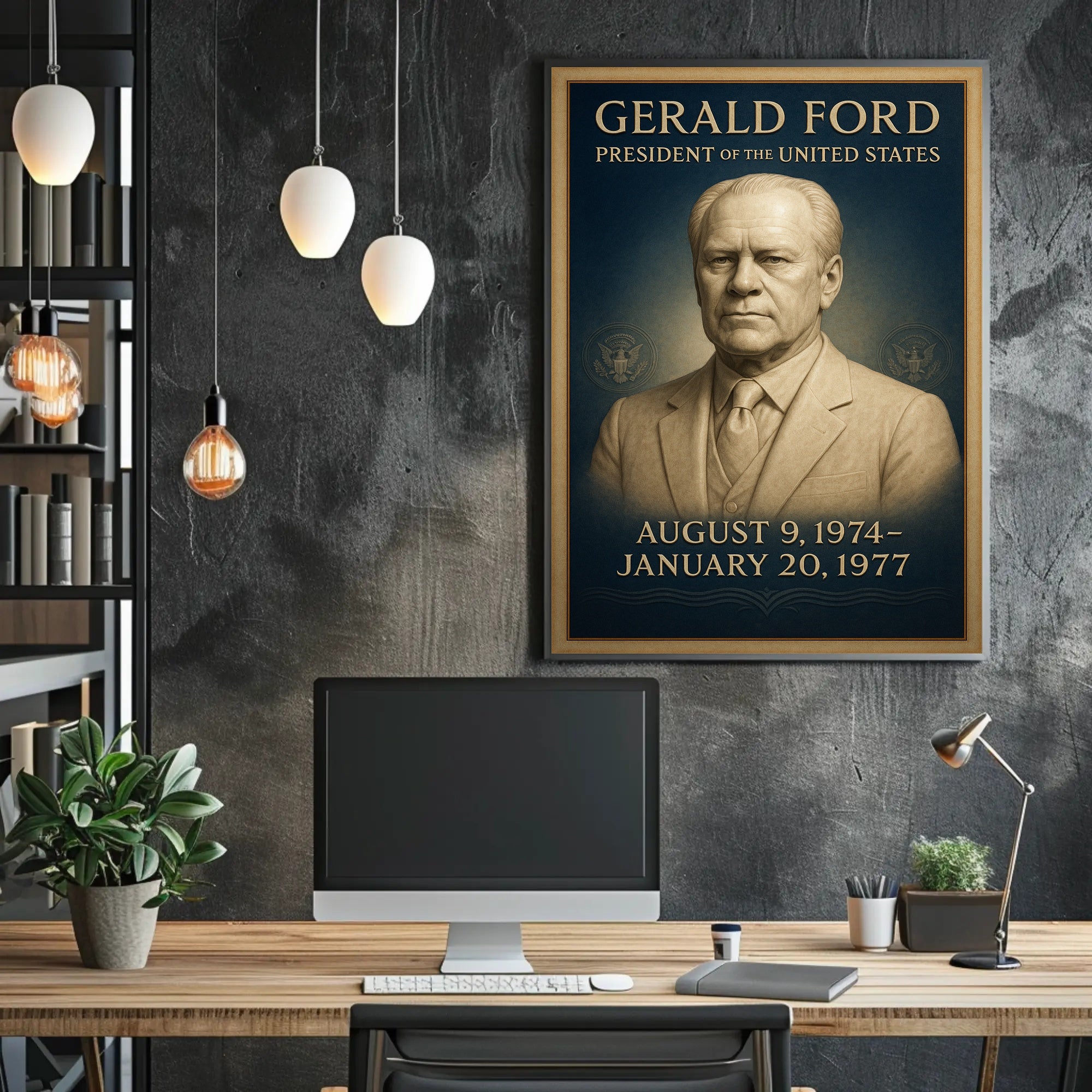 Gerald Ford – President of the United States Poster PosterGoat