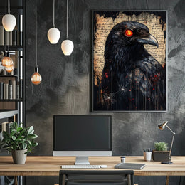Mystical Raven Artwork for Animal Poster
