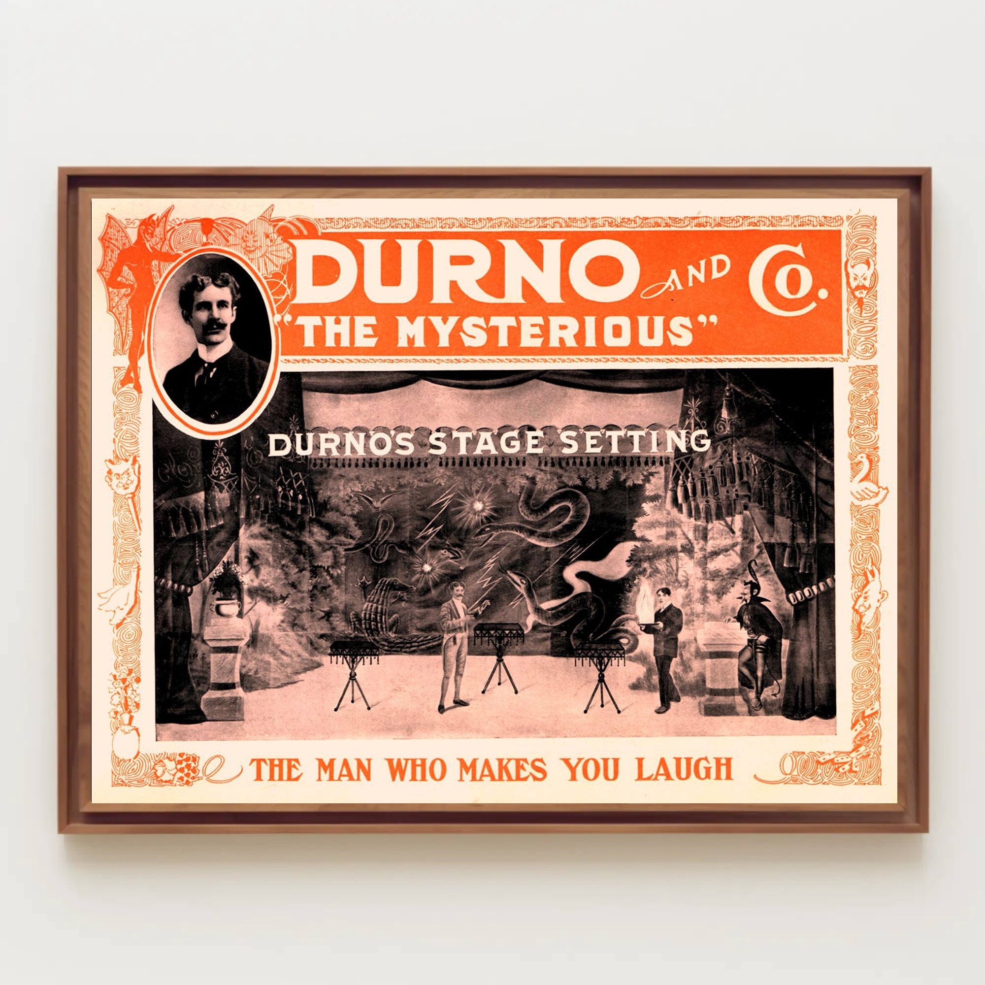 Durno and Co. Vintage Performance Cultural or Heritage Poster