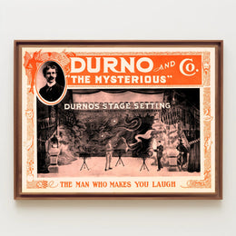Durno and Co. Vintage Performance Cultural or Heritage Poster