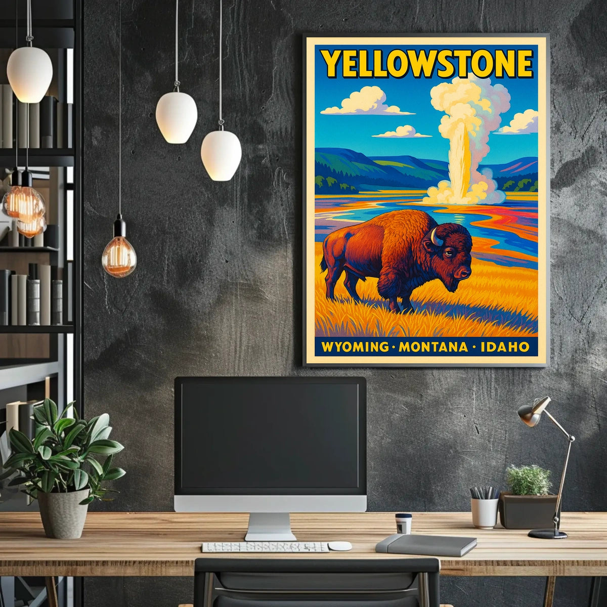 Yellowstone National Park Poster