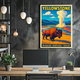 Yellowstone National Park Poster