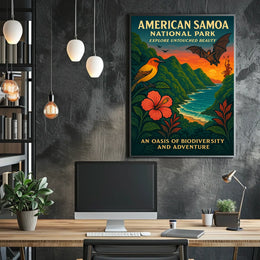 Explore Untouched Beauty at American Samoa National Park Poster