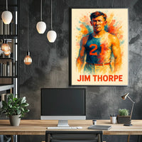 Jim Thorpe Athletic Legend Poster