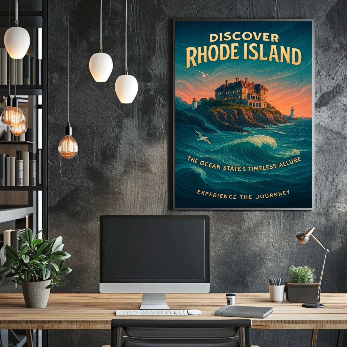 Discover Rhode Island Poster