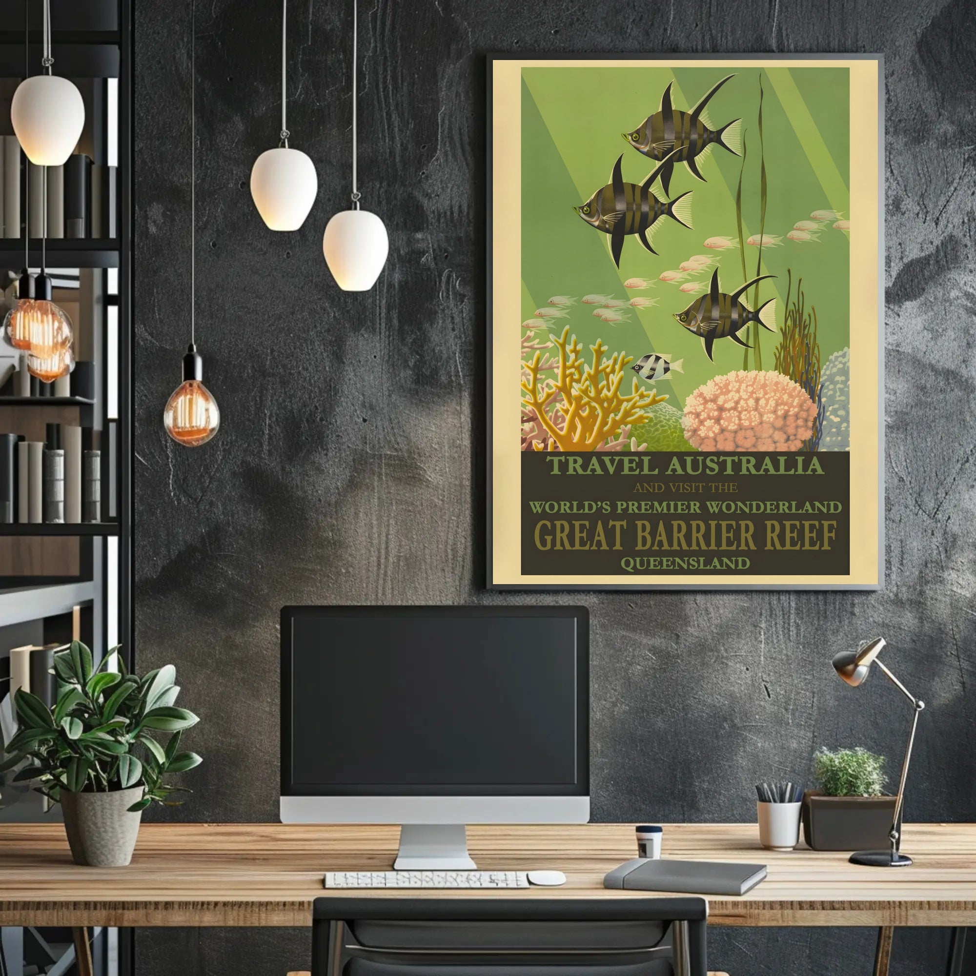 Exploration of Marine Wonders Travel Poster