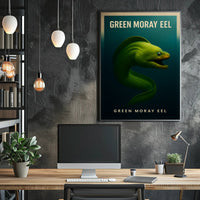 Green Moray Eel Poster
